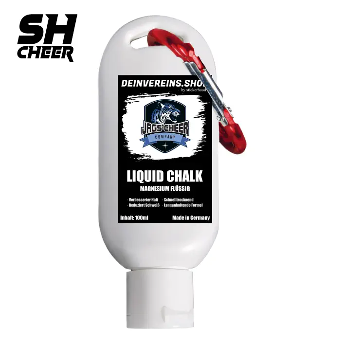 Jags Cheerleader SHCheer Liquid Chalk Flüssigkreide 100ml mit Karabiner