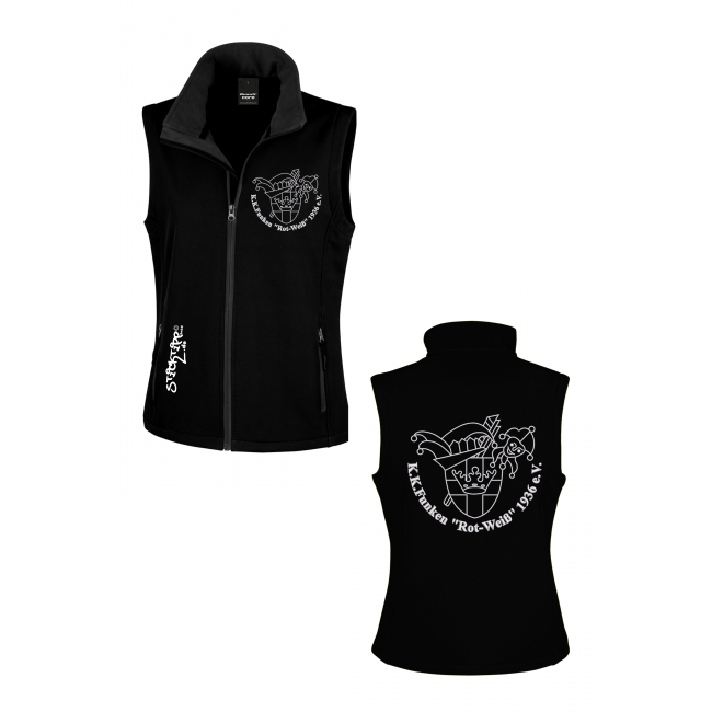 WOMAN Softshell Bodywarmer bestickt mit KK Funken