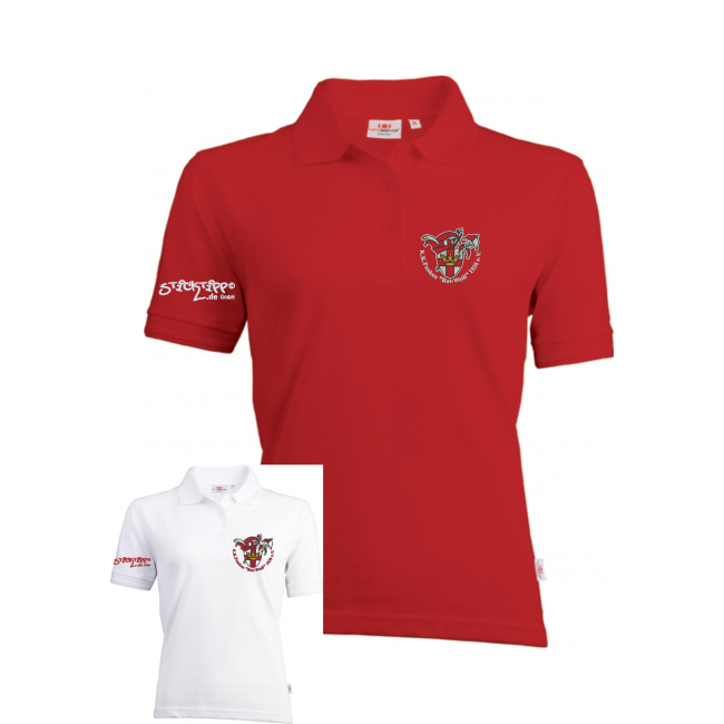 WOMAN Polo Uniwear KK Funken bestickt