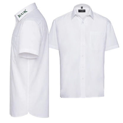 KUK Hemd / Bluse mit Stick (White)