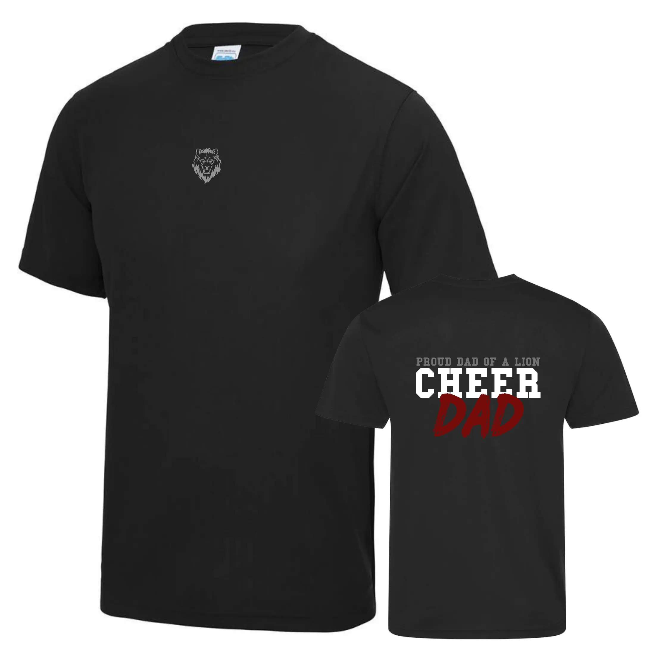 Lions Shirt Cheer Dad (Black)