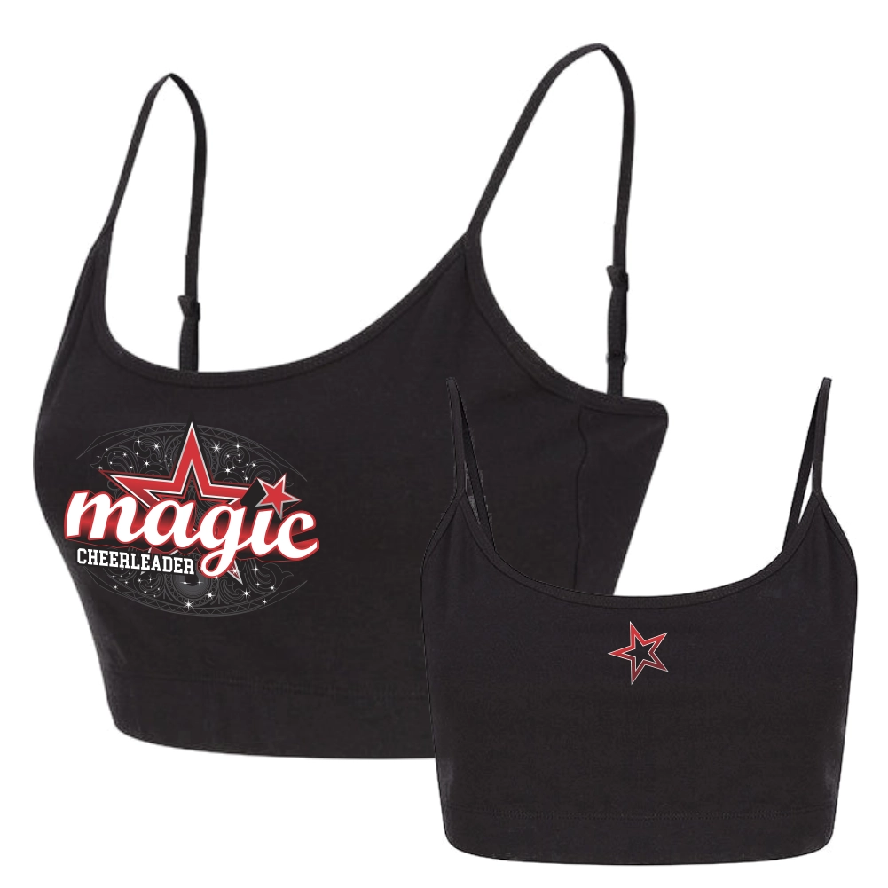 MagicCheer Cropped Top (Black)