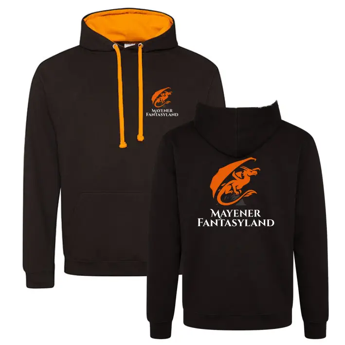Mayener Fantasyland Hoodie (Black/Orange)