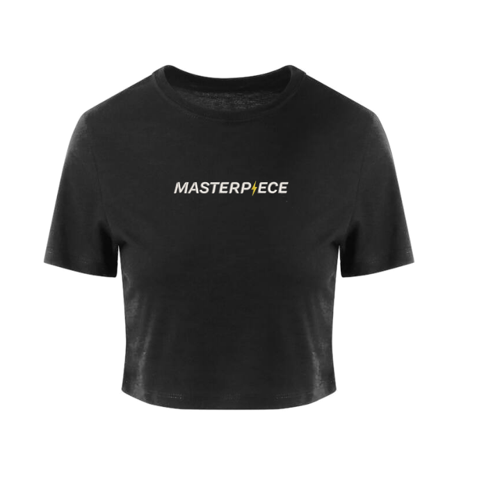 Masterpiece Coaching Cropped Shirt Stick weiß (Solid Black)