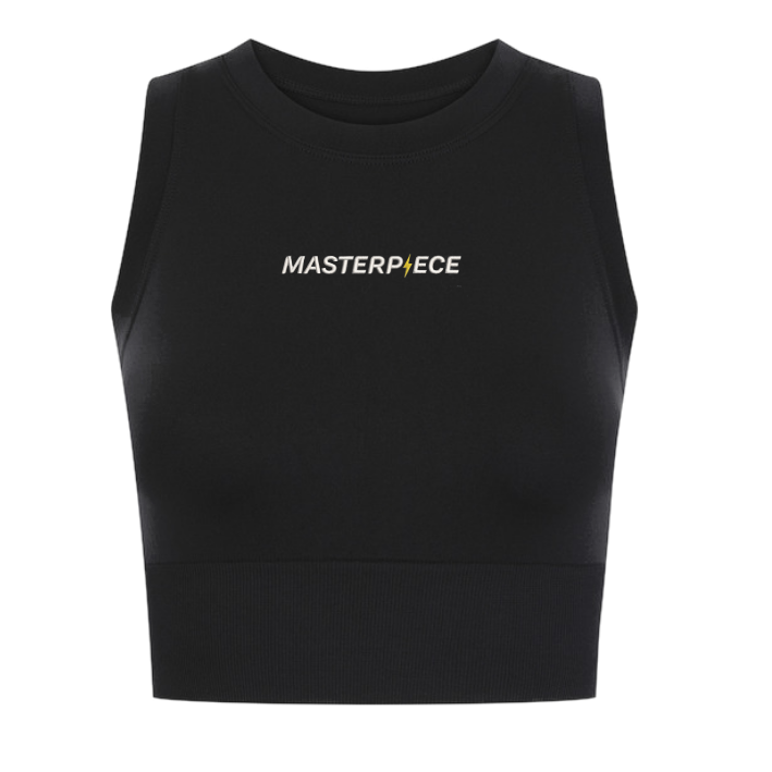 Masterpiece Coaching Cropped Tank Stick weiß (Black)