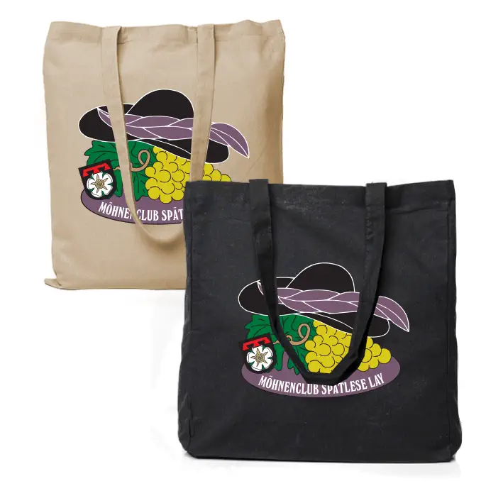 Möhnenclub Spätlese Lay Cotton Bag (Black/Natural)