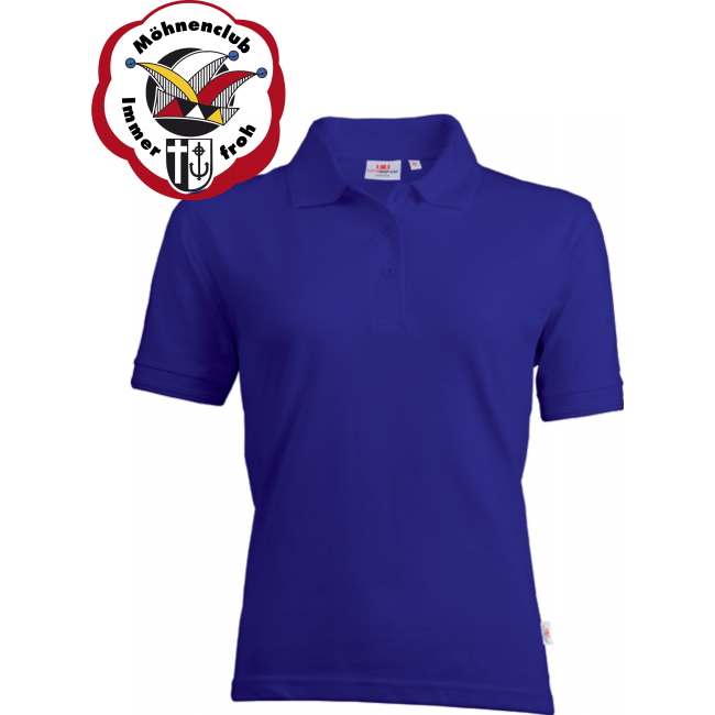 WOMAN Polo Uniwear bestickt mit Möhnen Immerfroh