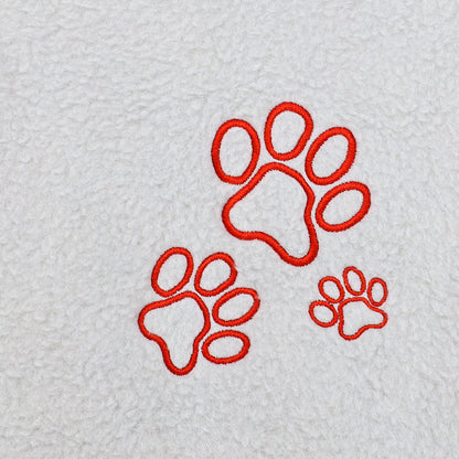 Faltbare Hundedecke orange/grau in verschiedenen Größen