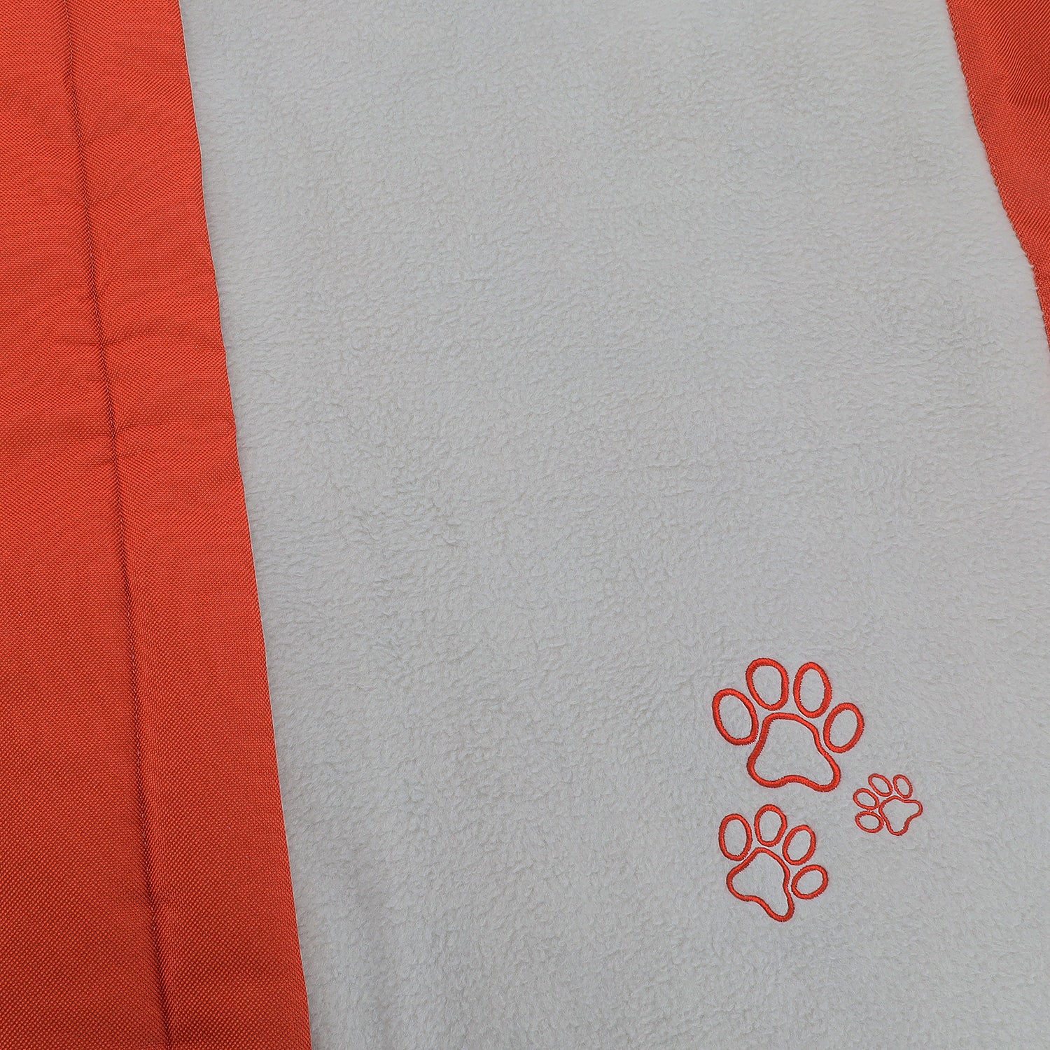 Faltbare Hundedecke orange/grau in verschiedenen Größen