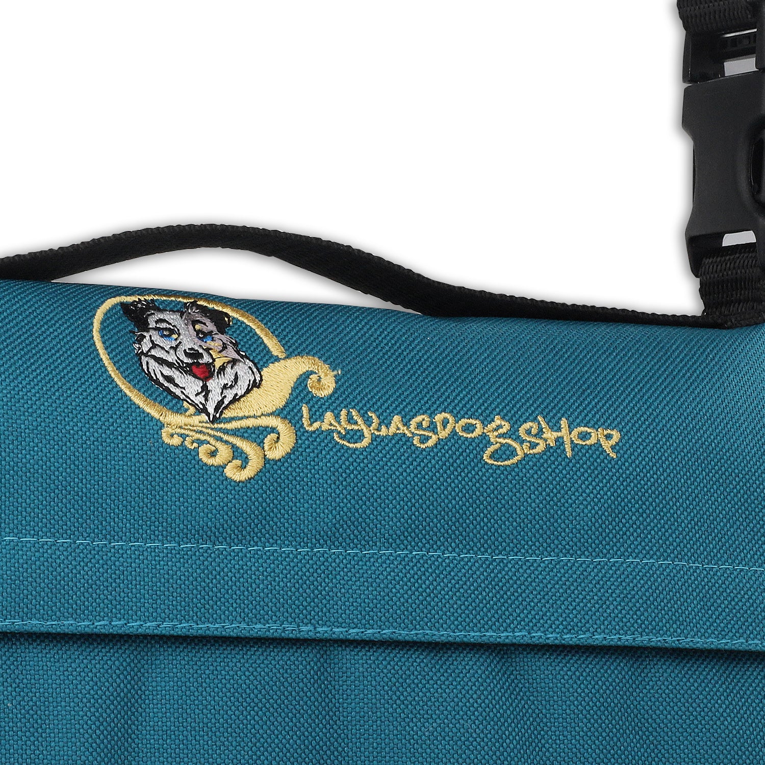 Faltbare Hundedecke petrol/grau in verschiedenen Größen