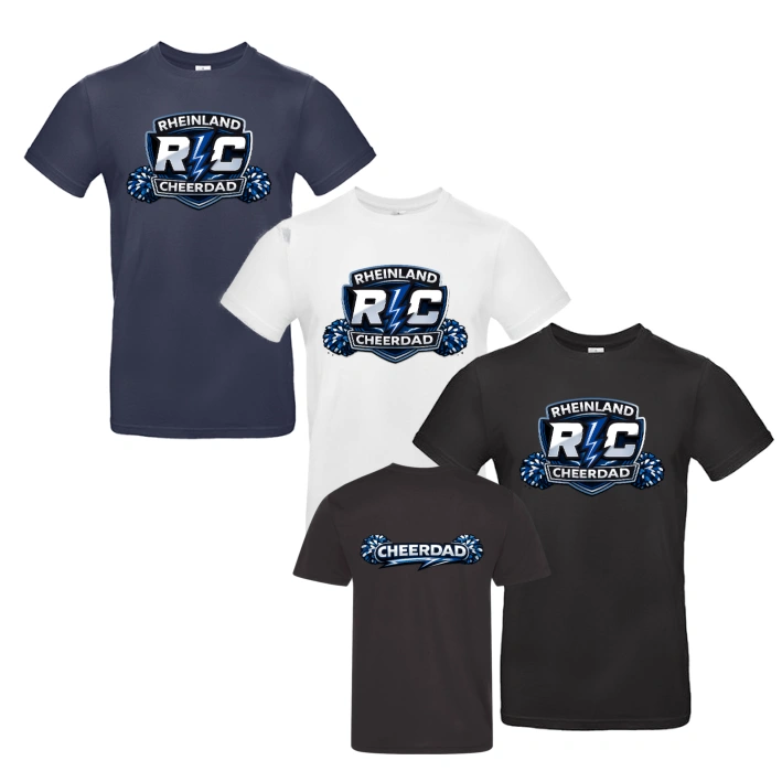 Rheinland Cheerleader Shirt Cheerdad (Black/White/Navy)