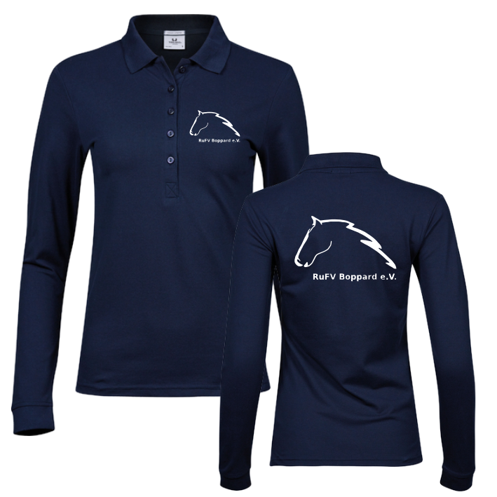RuFV Boppard e.V. langarm Polo (Navy)