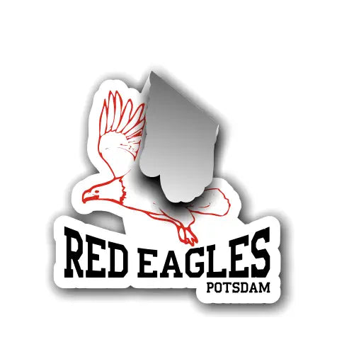 Red Eagles Sticker 10CM (5x)