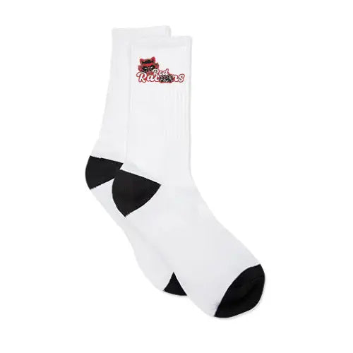 Red Racoons Socken (Weiss/Schwarz)