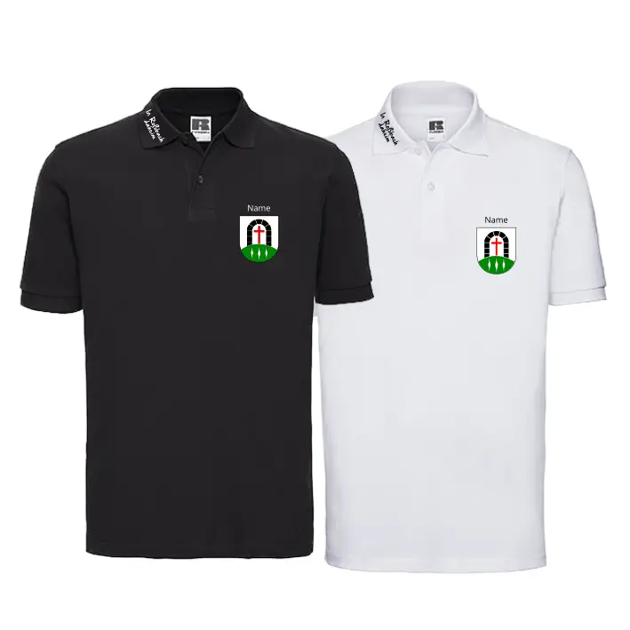 Roßbach Polo Shirt (Black/White/Heather Grey)