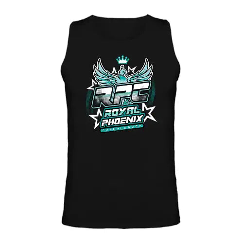 Royal Phoenix Tank Top (Black)