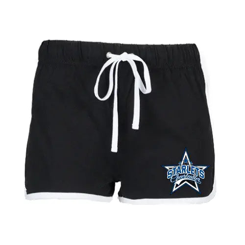 Starlets Retro Shorts (Black/White)