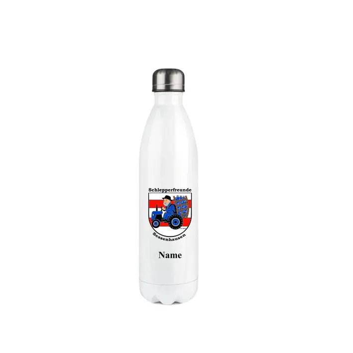 Schlepperfreunde Sessenhausen Trinkflasche (White)