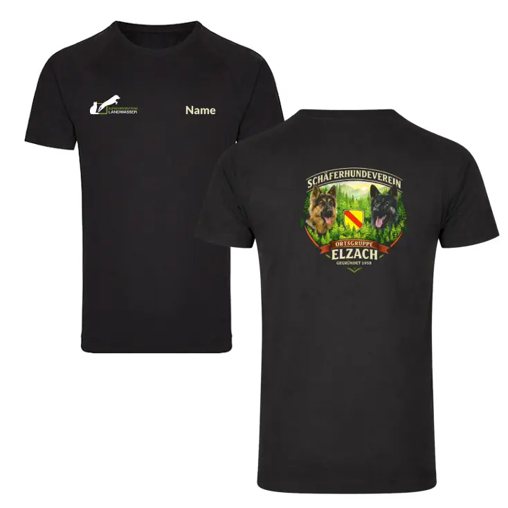Schäferhundeverein Elzach Shirt (Black)