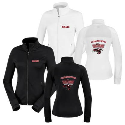 Stuttgart Scorpions Cheerleader Women’s Fitness Jacke (Black/White)