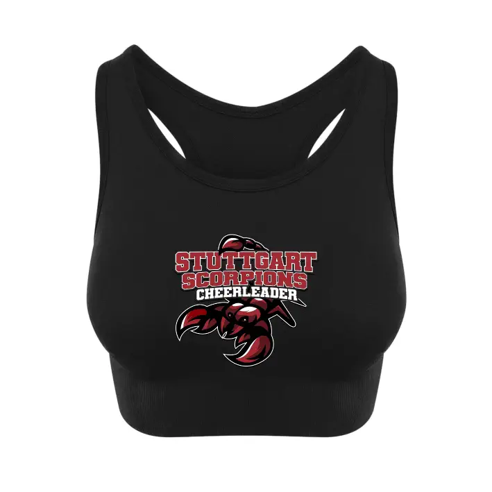 Stuttgart Scorpions Cheerleader Sporttop/Bra (Black)