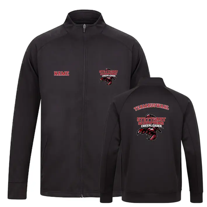 Stuttgart Scorpions Cheerleader Trainingsanzug Jacke (Black)