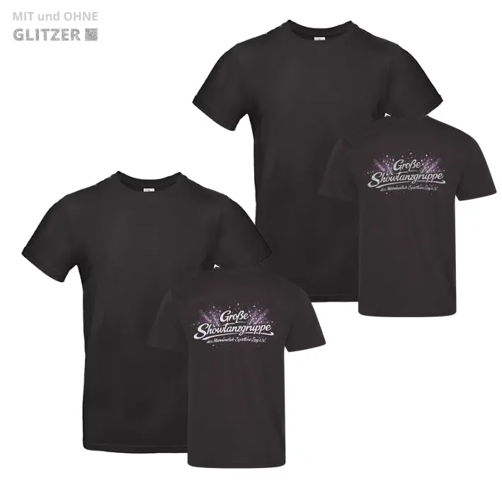 Showtanzgruppe Spätlese Lay Shirt V3 (Black)