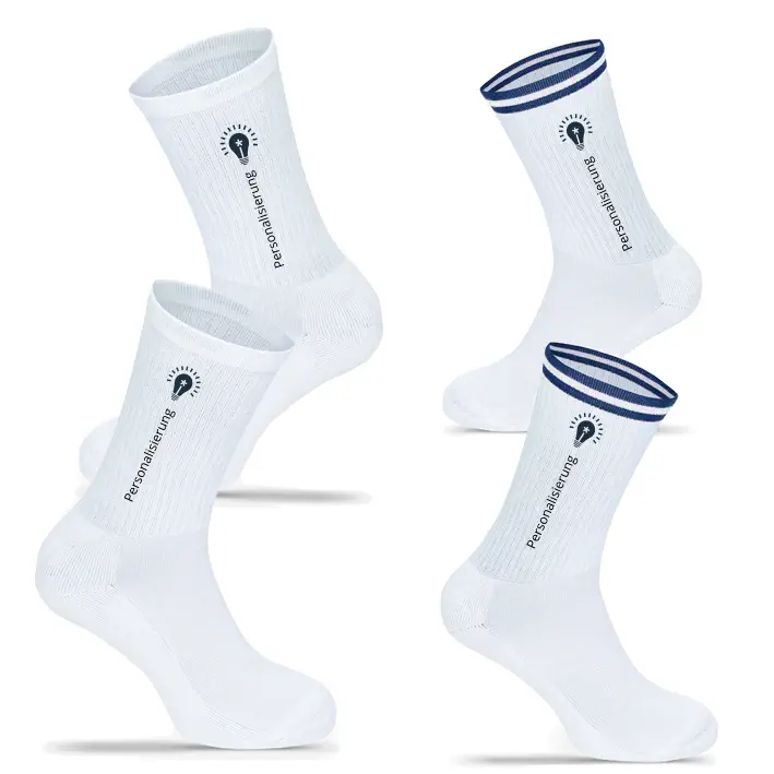 Schlau Mainz Personalisierte Socken (White, White/Navy)