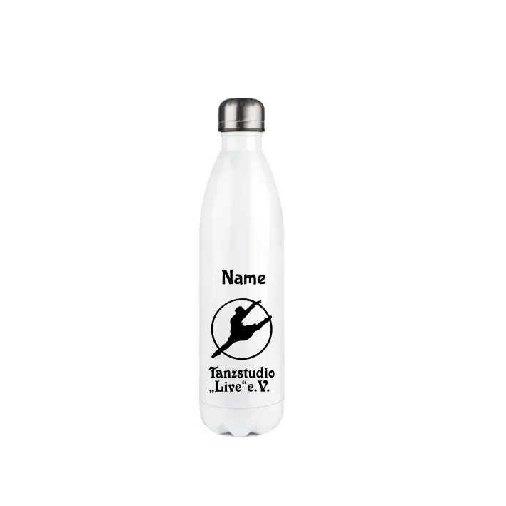 Tanzstudio Live Trinkflasche (White)