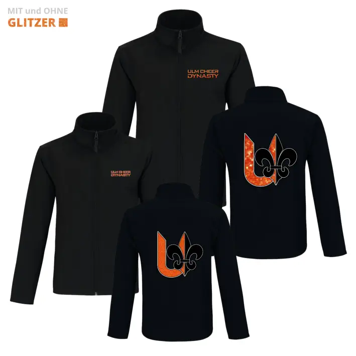 Ulm Cheer Dynasty Softshelljacke (Black/Black)