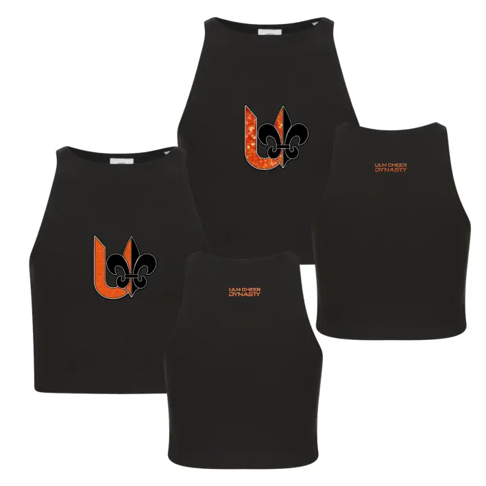 Ulm Cheer Dynasty Kids´ Cropped Top (Black)