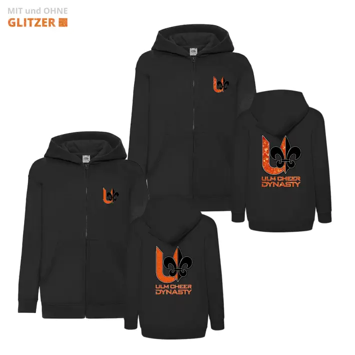 Ulm Cheer Dynasty Hooded Sweat Jacke (Black)