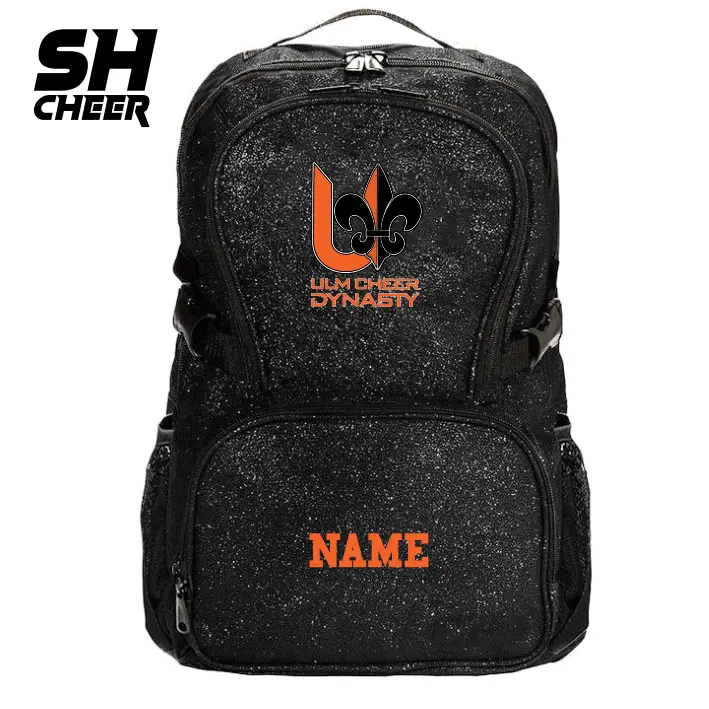 Ulm Cheer Dynasty SHCheer Glitter Backpack (Black)