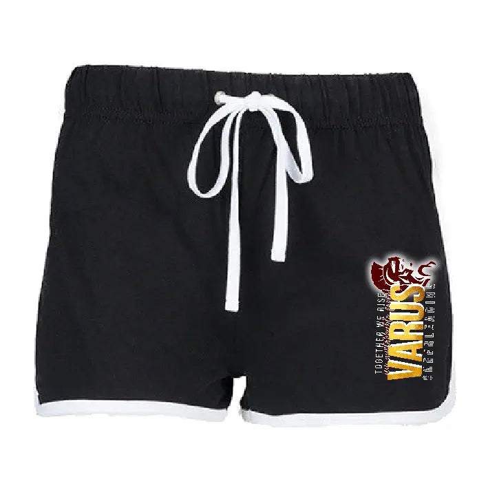 Varus Cheerleader Retro Shorts (Black/White)