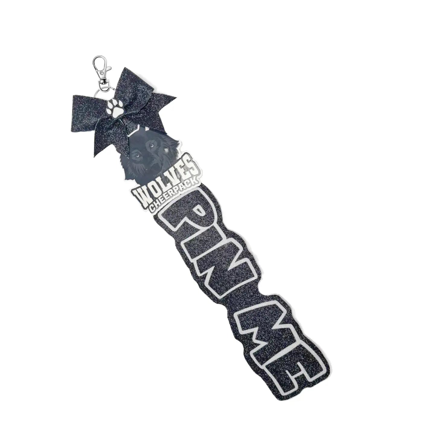 Wolves Cheerpack SHCheer Glitzer Pin Me (Black/White)