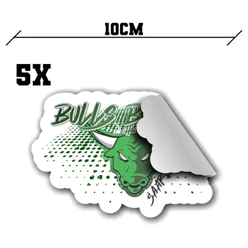 Bulls Business 5x 10CM Sticker