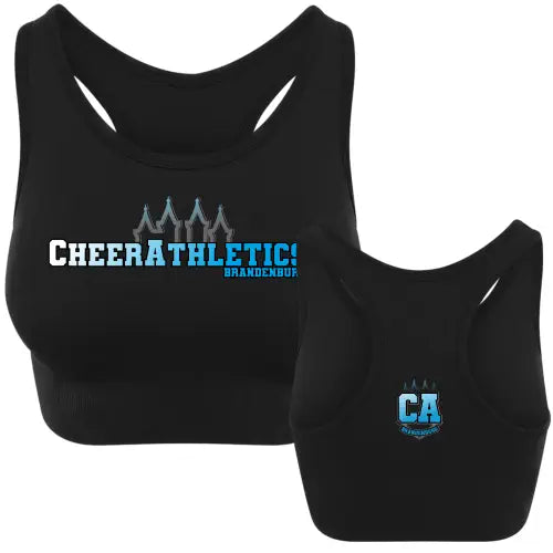 Cheer Athletics Brandenburg Sporttop/Bra (Jet Black)