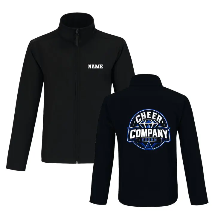 Cheer Company Essen Team-Ware Softshelljacke (Black/Black)