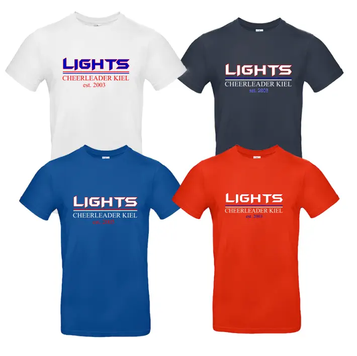 Lights Cheerleader Shirt (Red/Navy/White/Royal)