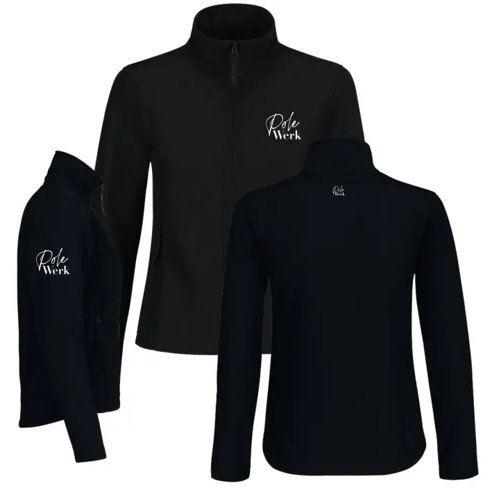 Pole Werk by Nelly Softshelljacke V1 (Black/Black)